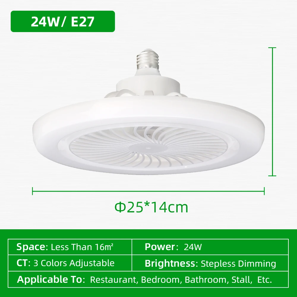 Ventilador de teto com lâmpada - Imagem 8