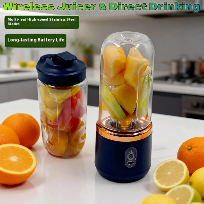 Mini liquidificador portátil - Dois copos 400ml - Imagem 9