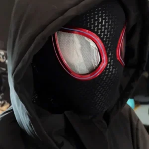 Máscaras Aranhaverso - Peter Parker, Miles Morales e Gwen Stacy