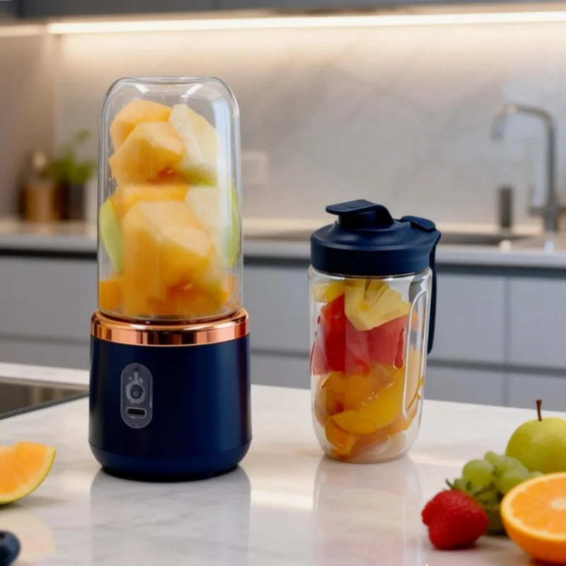 Mini liquidificador portátil - Dois copos 400ml - Imagem 14