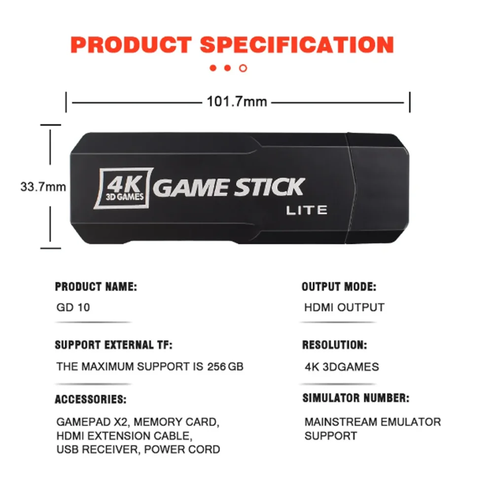 Game Stick Pro - 64GB | 128GB | 256GB - Imagem 5