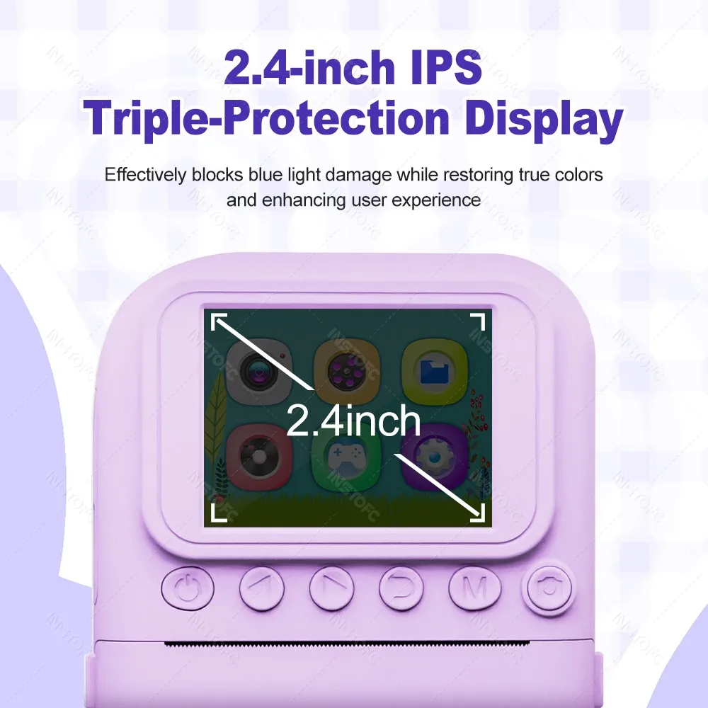 Câmera Digital c/ impressão instantânea (Acompanha MicroSD 32GB) - Imagem 5
