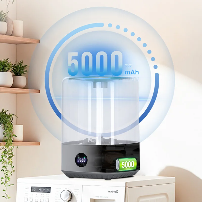 Mini Máquina de Lavar portátil / Sem fio - inteligente 4L - Imagem 5